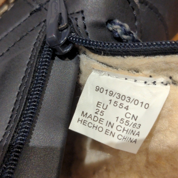 Zara Sherpa lined boots SZ 25 (toddler 8) - Picture 7 of 12